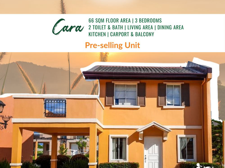 66sqm 3BR House and Lot for sale in Camella Sta. Maria Bulacan