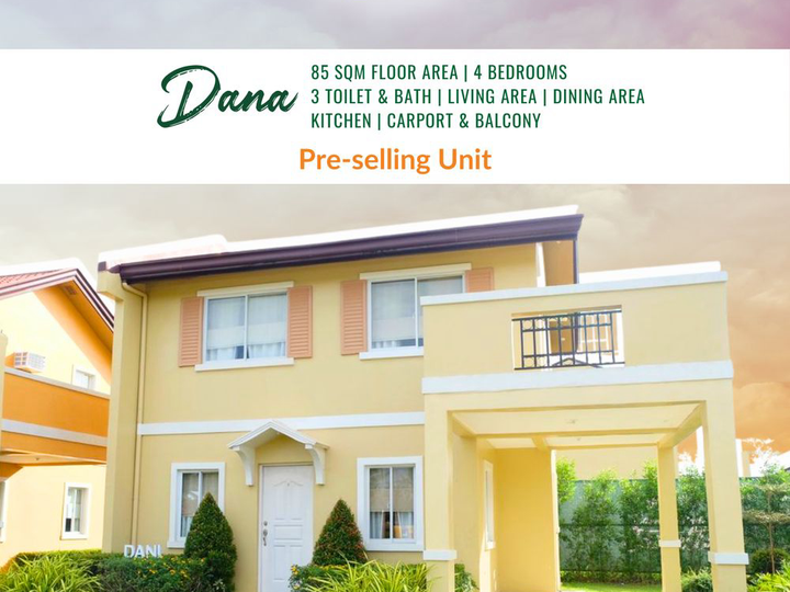 85sqm 4BR House and Lot for Sale in Camella Sta. Maria Bulacan