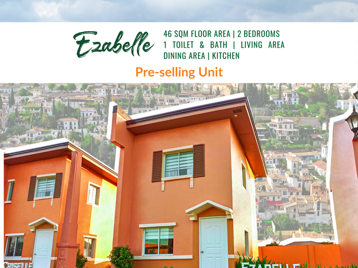 46sqm 2BR House and lot for sale in Camella Baliwag Bulacan