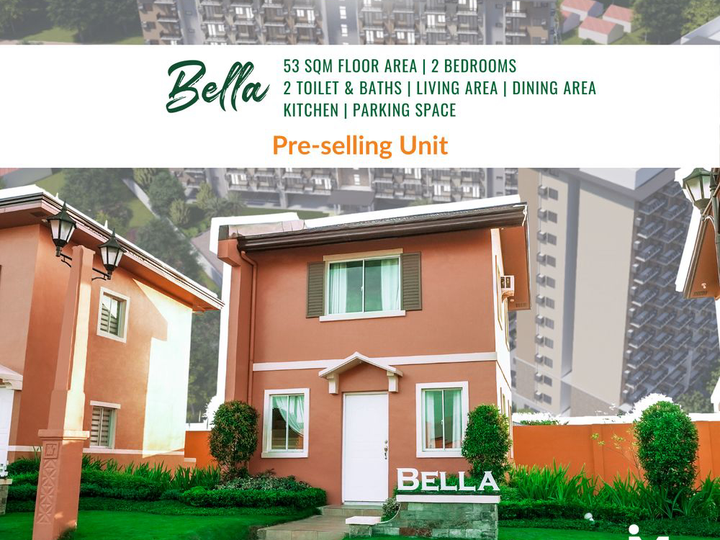 53sqm 2BR House and lot for sale in Camella Baliwag Bulacan