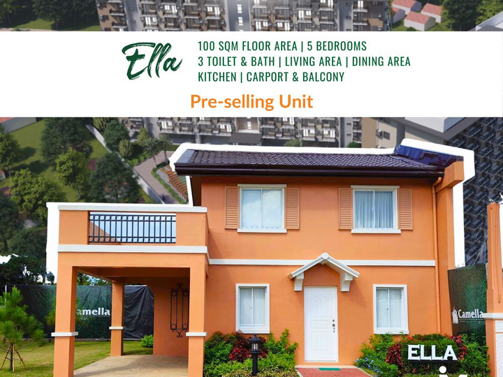 100sqm 5BR House and lot for sale in Camella Provence Malolos Bulacan