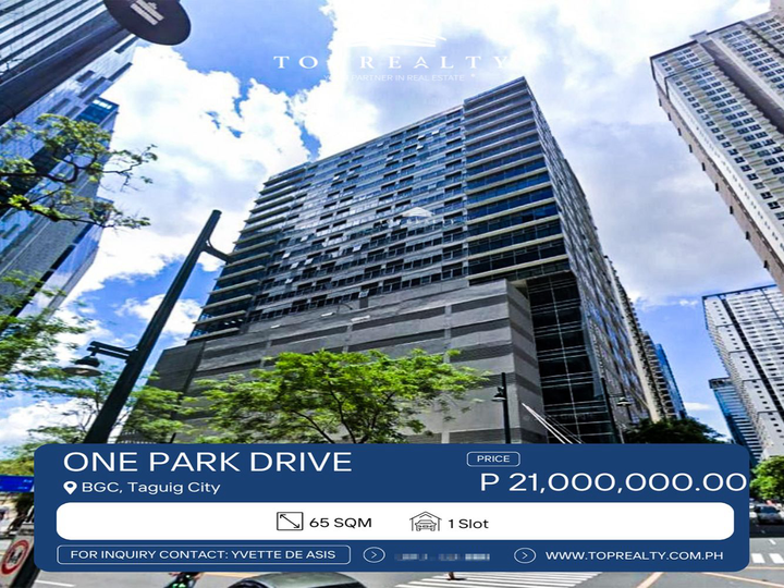Office Space for Sale in Taguig, 65sqm Office Space in One Park Drive