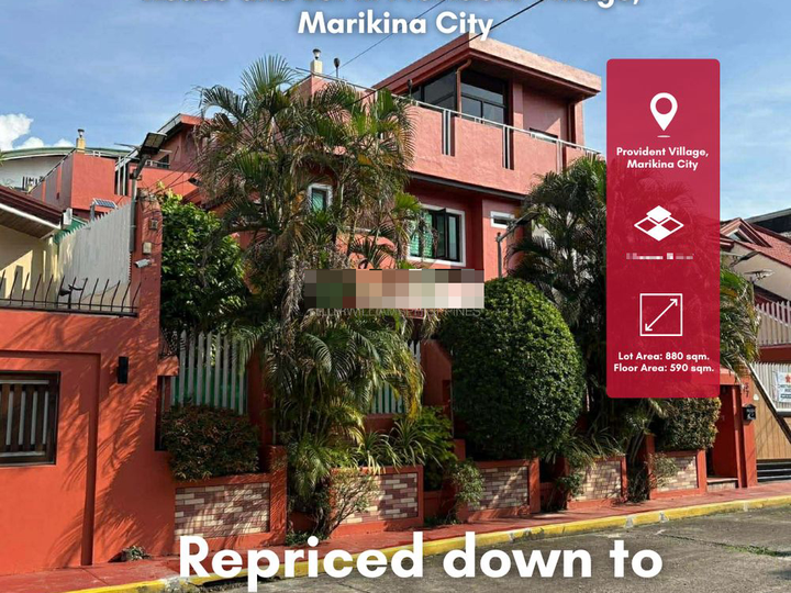 800 sqm 5-bedroom House and Lot For Sale in Provident Village Marikina