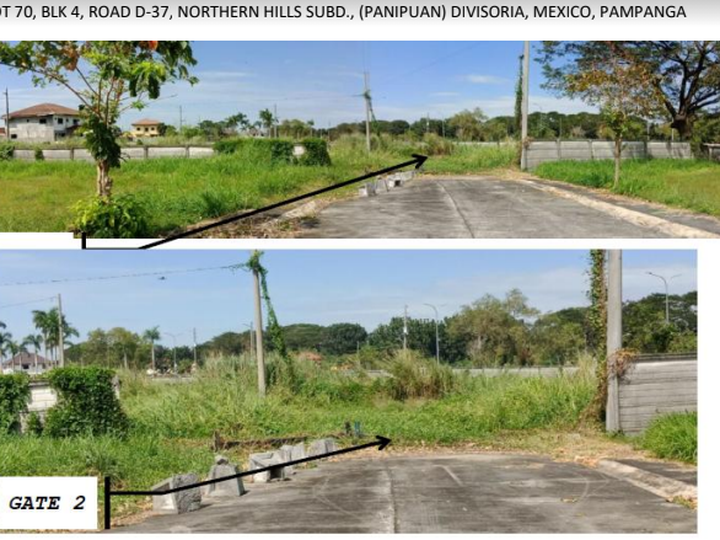 FORECLOSED PROPERTY NORTHERN HILLS SUBD. MEXICO PAMPANGA VACANT LOT