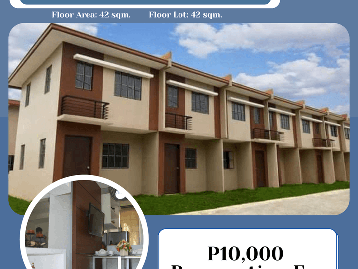 Angeli Townhouse For Sale in Lumina Iloilo for P10,000 Reservation Fee