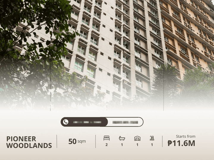 1 BR & 2 BR Rent-to-Own Condo for Sale in Mandaluyong - Pioneer Woodlands!