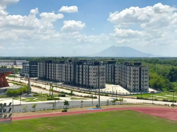 New Clark City condominium for sale furnished near Clark Airport Angeles Pampanga