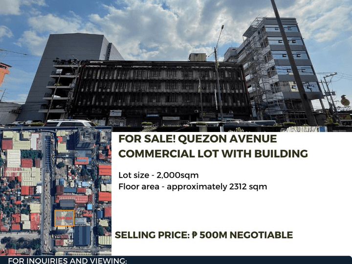 Quezon Avenue Commercial Lot with building