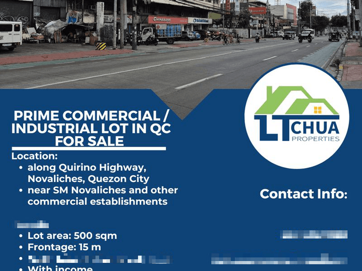 Prime Commercial / Industrial Lot in QC