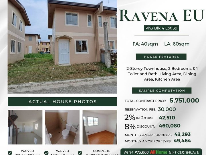 HOUSE AND LOT IN CAVITE [House and Lot 🏘️] (March 2023) in Dasmariñas, Cavite for sale