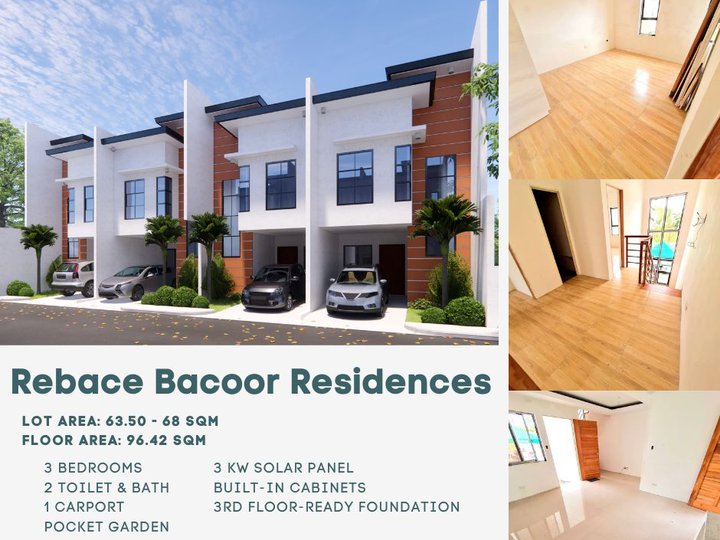 3bedroom Townhouse for Sale in Habay, Bacoor, Cavite. [House and Lot 🏘️] (March 2023) in Bacoor