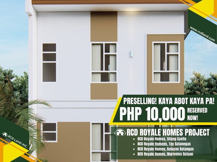 Pre-selling 3-bedroom Single Attached House For Sale thru Pag-IBIG
