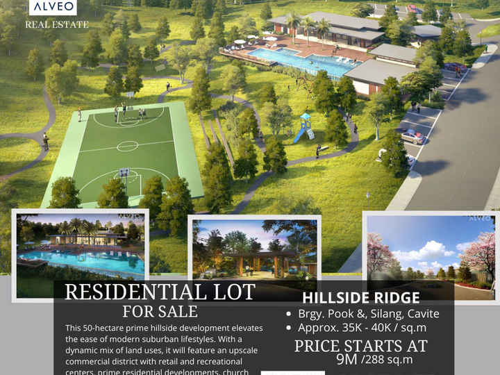 Discounted Residential Lot Located at Silang Cavite - HILLSIDE RIDGE