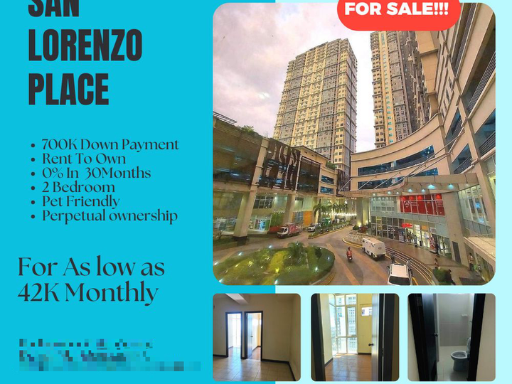 38.00 sqm 2 BR Condo For Sale in Bel Air Makati San Lorenzo Place Makati