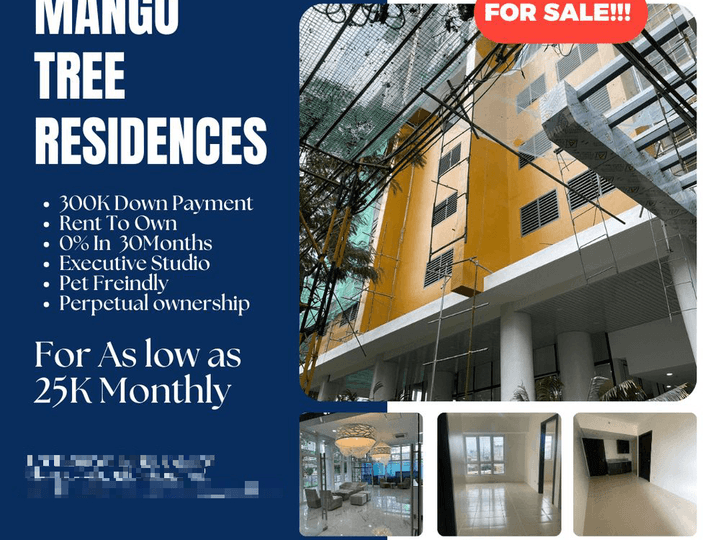 Mango Tree Residences 26.00 sqm 1 BR Condo For Sale in San Juan Rent To Own