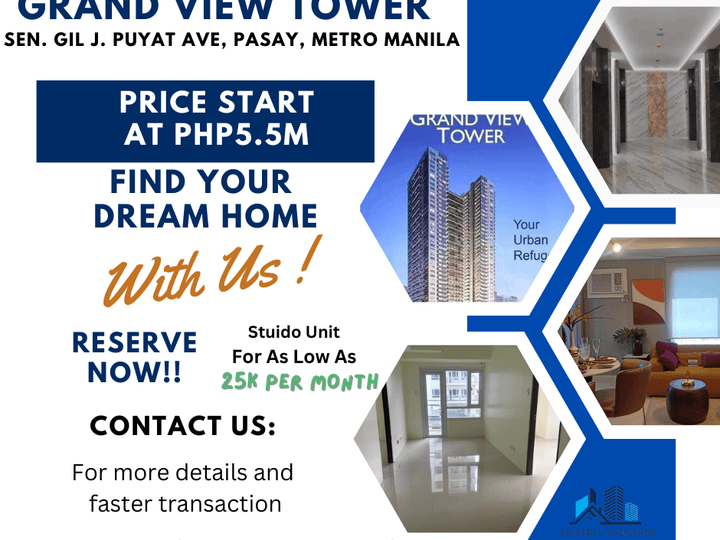 Grand View Tower Ready for Occupancy Condo in Pasay