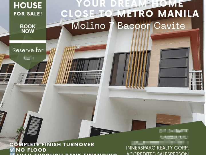 Complete Finish Turnover 3-bedroom Townhouse For Sale