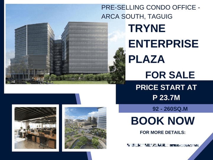 Pre-selling Office (Commercial) For Sale in Arca South, Taguig
