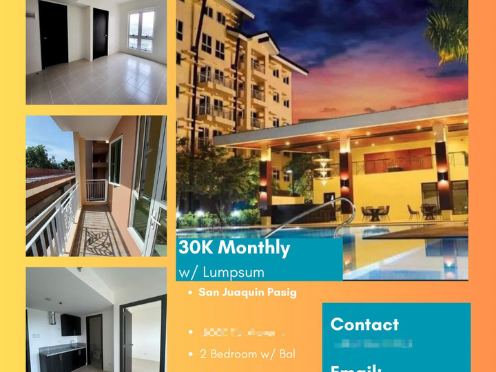 500K To Move In 42.00 sqm 2- BR Condo For Sale in Pasig Near BGC/Airport