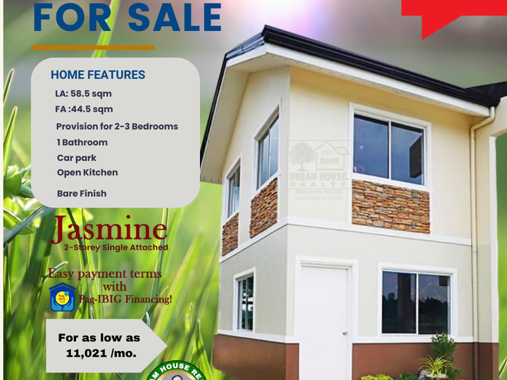 2-bedroom Single Attached House For Sale in Dasmarinas