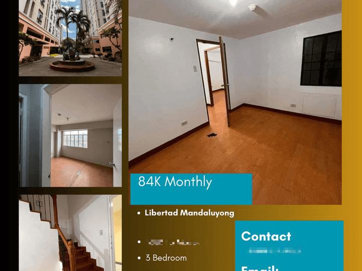 3 Bedroom in California Graden Sqaure Mandaluyong 168K to Move in Rent To Own