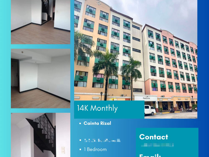 Loft Type 40.00 sqm 1-bedroom Condo For Sale in Cainta Rizal as low as 14K Monthly