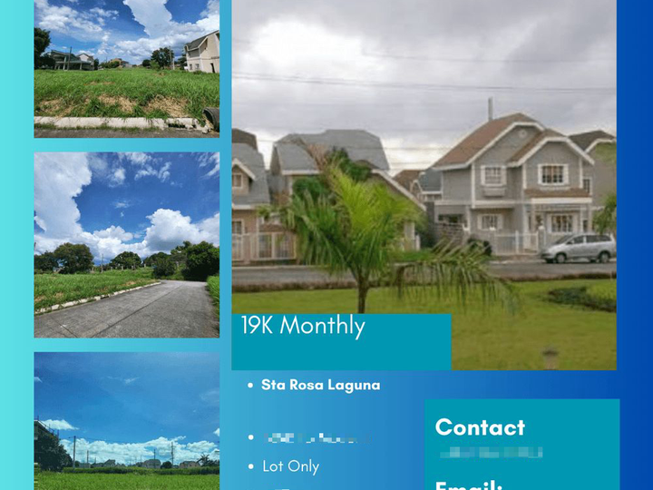 120 sqm Residential Lot For Sale Santa Rosa Laguna Near Nuvali