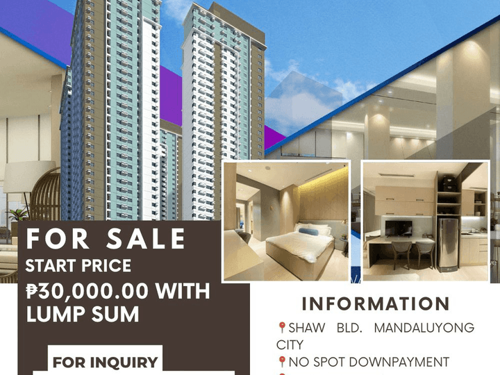 15K MONTHLY PRE-SELLING| NEAR RFO 1 BEDROOM IN PADDINGTON PLACE MANDALUYONG