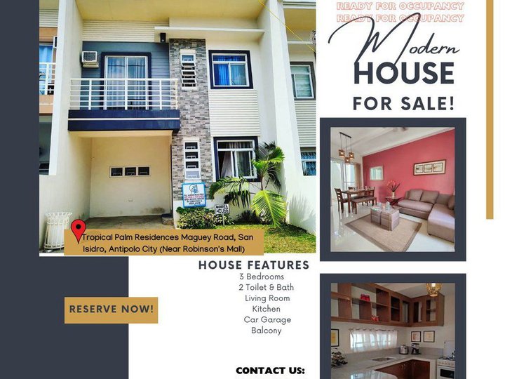 RFO with 3BR House and Lot for Sale