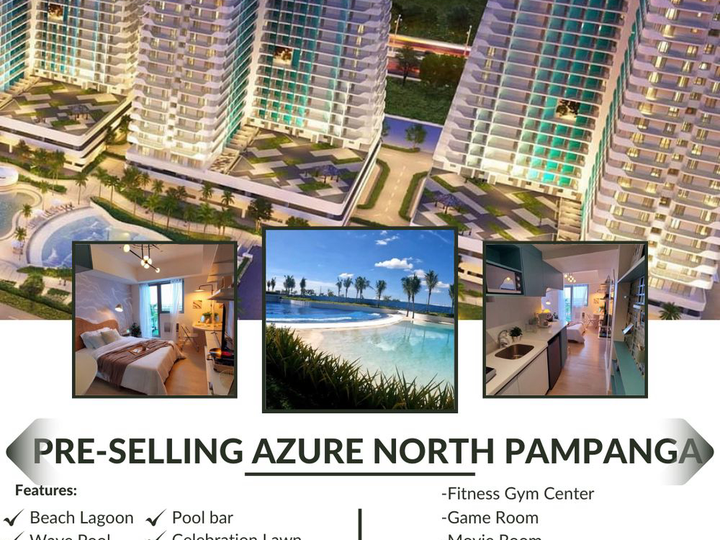 PRESELLING STUDIO TYPICAL UNIT Barbados Tower Azure North Pampanga