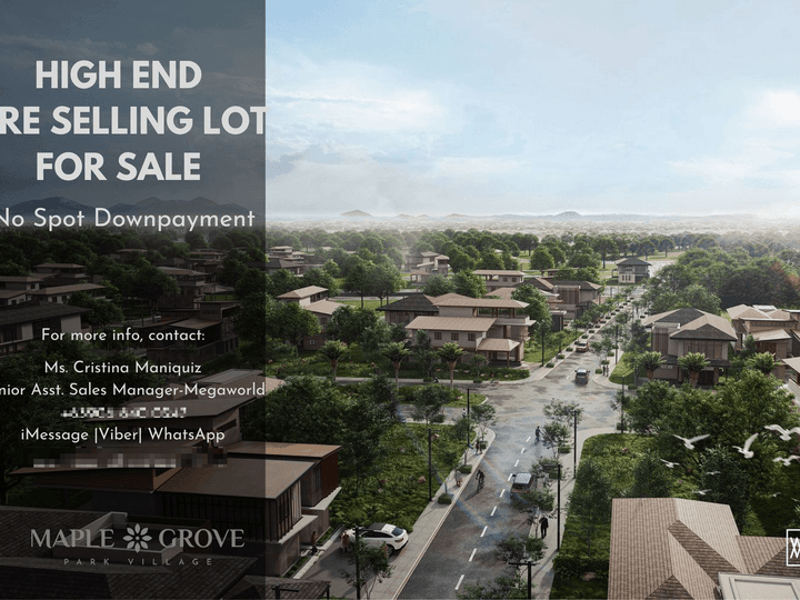 HIGH END PRE SELLING LOT IN GENTRI CAVITE (MEGAWORLD)