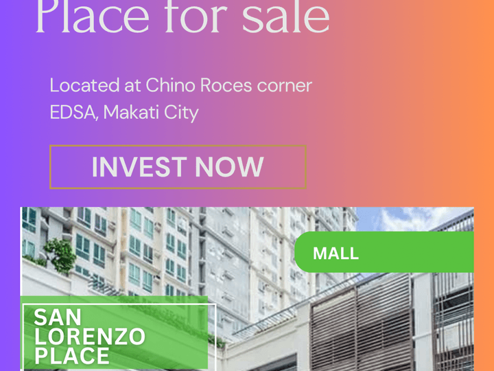 RFO San Lorenzo Place 2BR 38 sqm Condo Makati For Sale, Near BGC