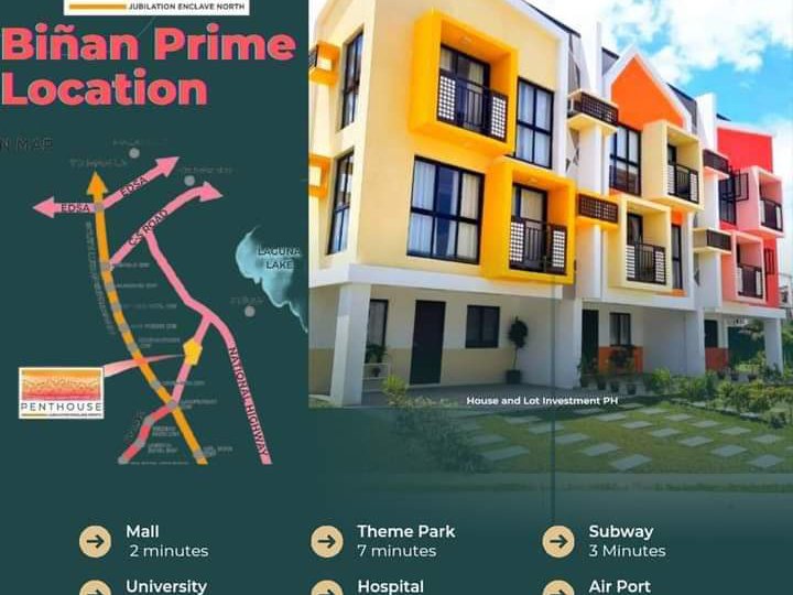3-bedrooms Executive Type Townhouse For Sale in Binan Laguna