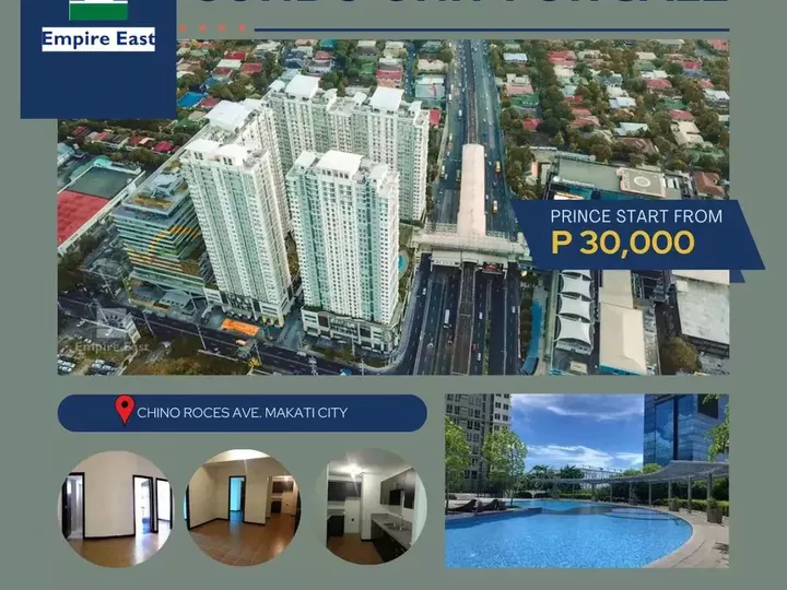 Ready For Occupancy Discounted 26.00 sqm 1-bedroom Residential Condo Rent-to-own in Makati