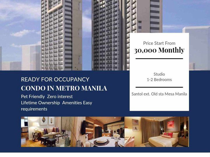 23.00 sqm 1-bedroom Condo For Sale in Manila RFO Move in Covent Gardenk
