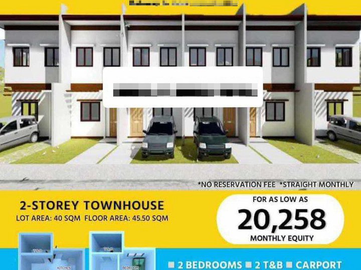 2 bedroom townhouse For Sale in Lapu-Lapu City, Cebu