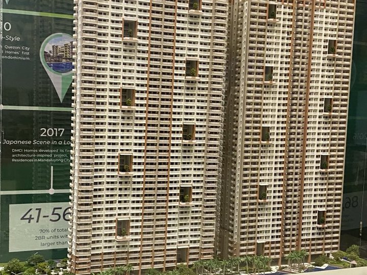 54.50 sqm 2-bedroom Condo For Sale in Kapitolyo Pasig Metro Manila