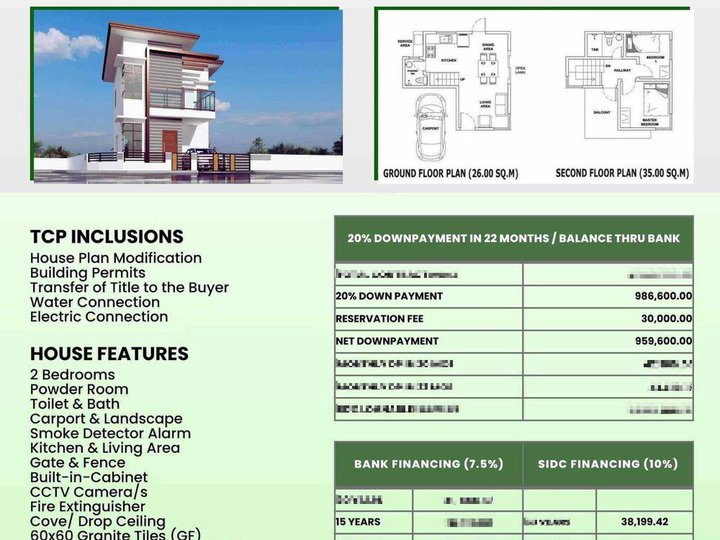 2-bedroom Single Attached House For Sale in Lipa Batangas