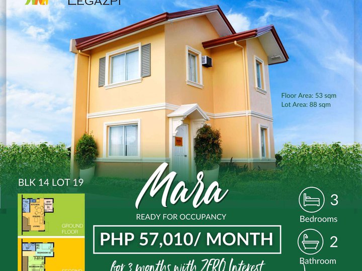 3-bedrooms Ready for occupancy House and Lot in Legazpi Albay