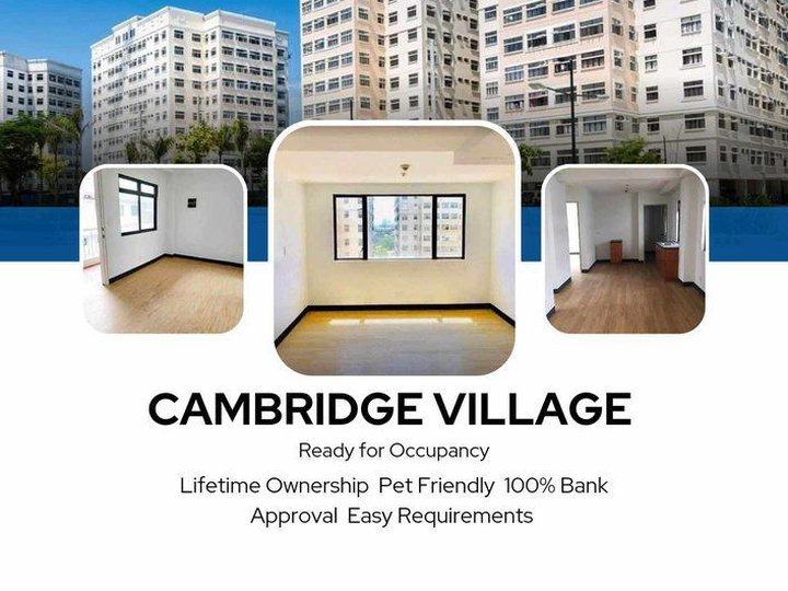 42.00 sqm 2-bedroom Condo For Sale in Cainta Rizal Move in RFO Condo Ortogas Sm Megamall