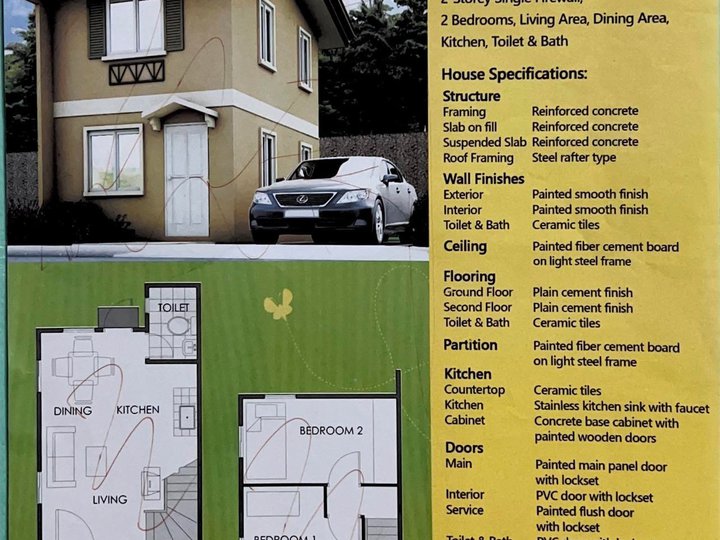 RFO 2BR S.A House For Sale 118sqm Lot in Antipolo