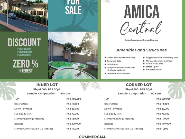 80 sqm Residential Lot For Sale in Bagac Bataan