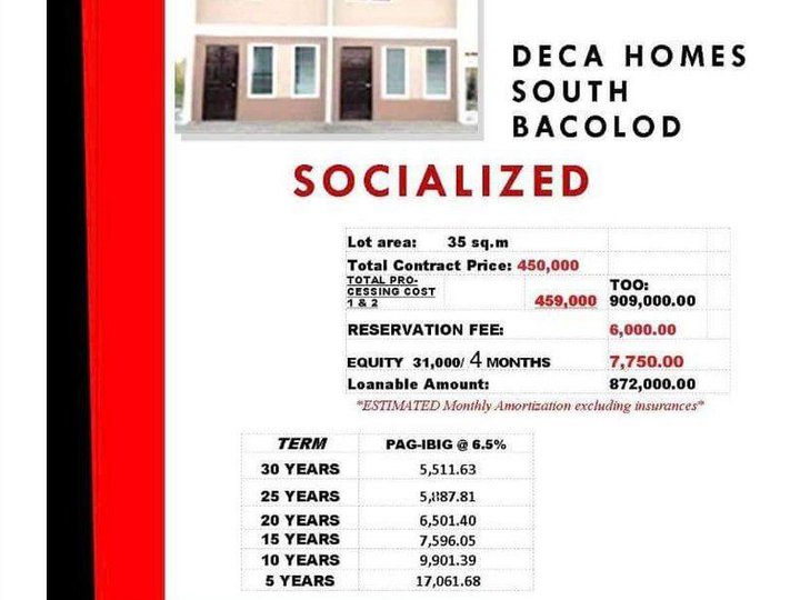 Deca home socialized unit for sale