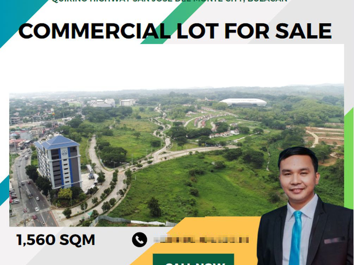 1,560 sqm Commercial Lot For Sale in San Jose del Monte Bulacan