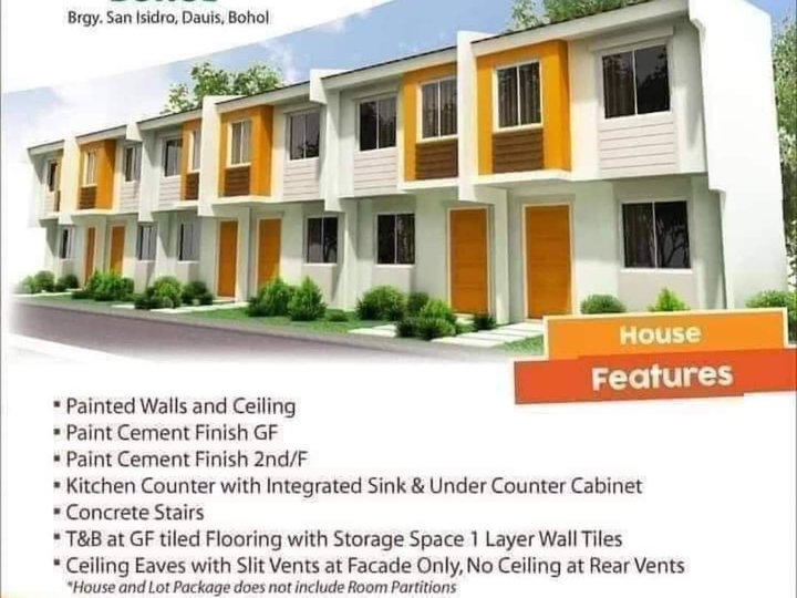 2-story townhouse For sale in panglao Bohol