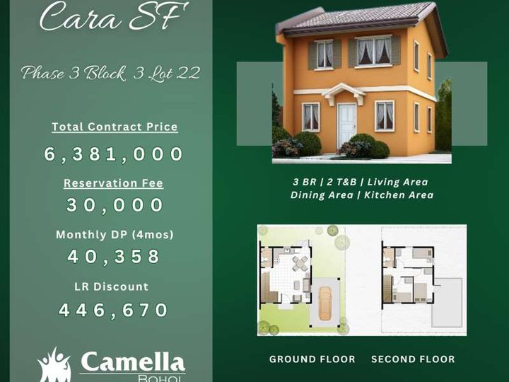 CAMELLA House and Lot for sale in Tagbilaran City, Bohol