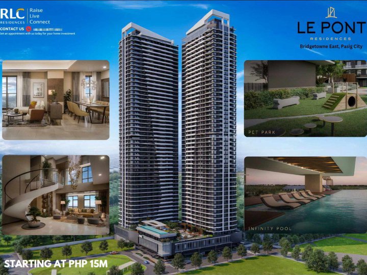 Discounted 46 sqm 1-bedroom Residential Condo For Sale in Pasig