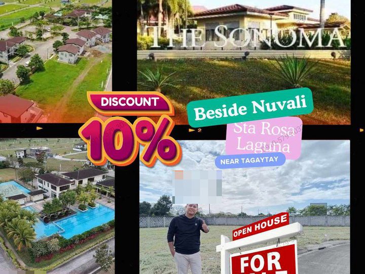 For Sale LOT in Sta Rosa Laguna Sonoma Nuvali South Forbes Golf course