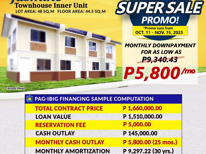 AFFORDABLE TOWNHOUSE FOR SALE IN NAIC CAVITE