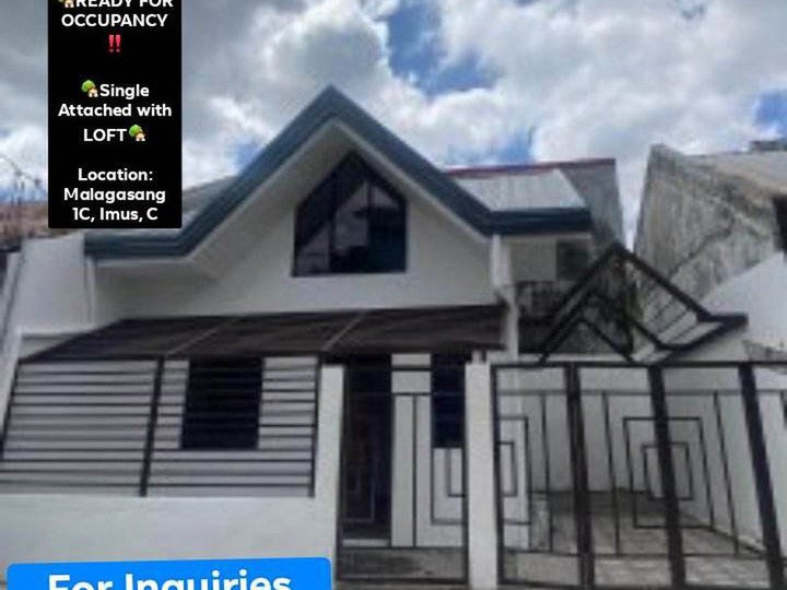 2-bedroom Single Attached with LOFT House For Sale